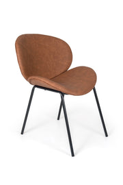 SET 2 POLTRONCINE WARHOL IN PELLE BIOLOGICA MARRONE