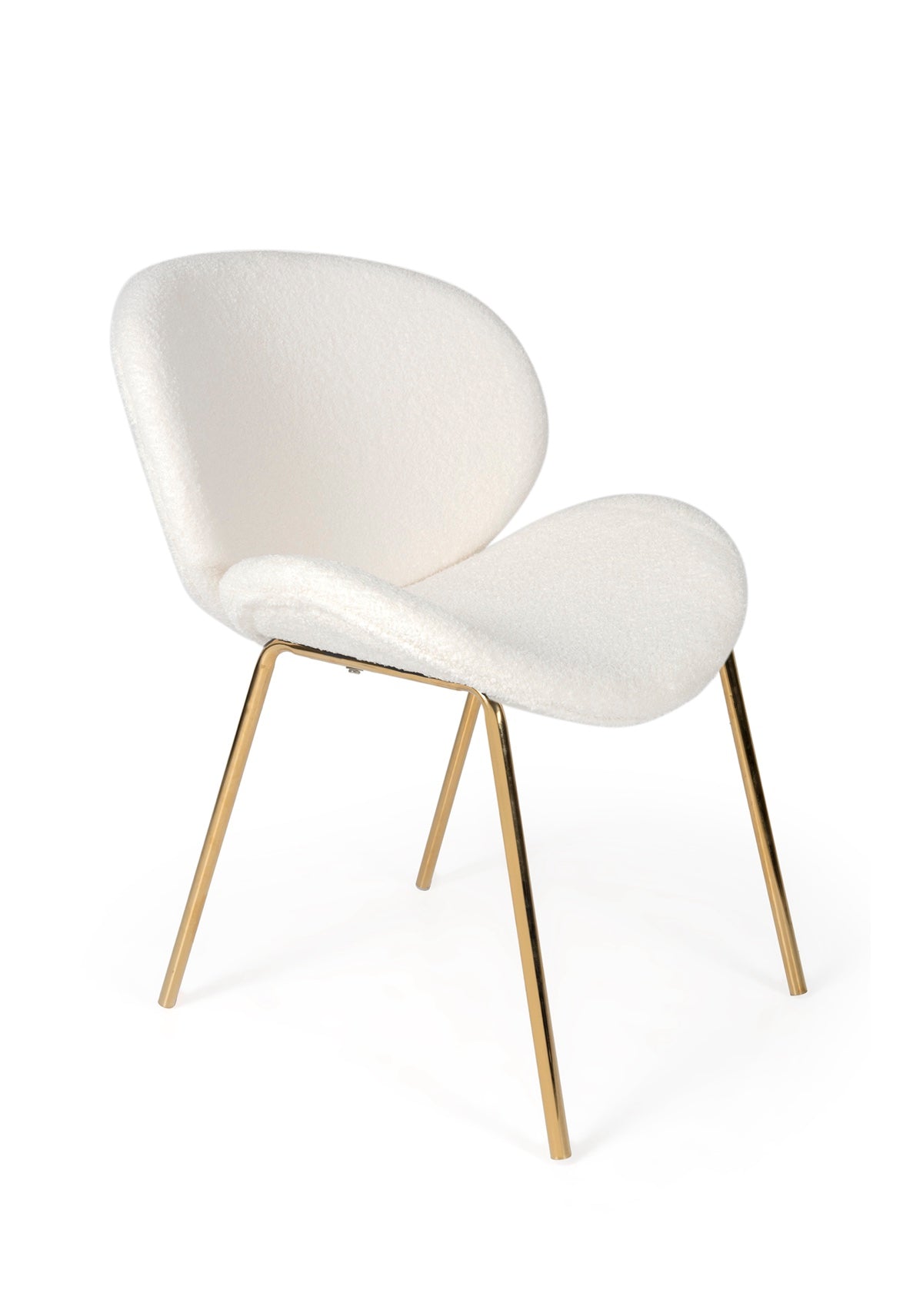 SET 2 POLTRONCINE WARHOL WHITE FUR/GOLD