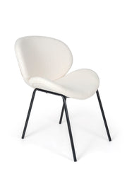 SET 2 POLTRONCINE WARHOL WHITE FUR/BLACK