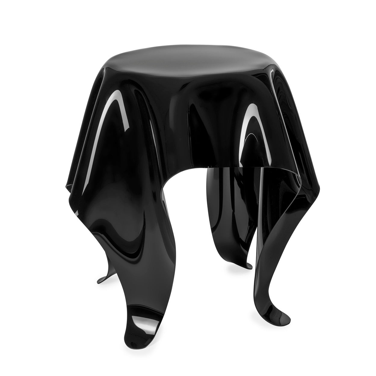 DRAPPEGGI  TAVOLO  ALTO  NERO