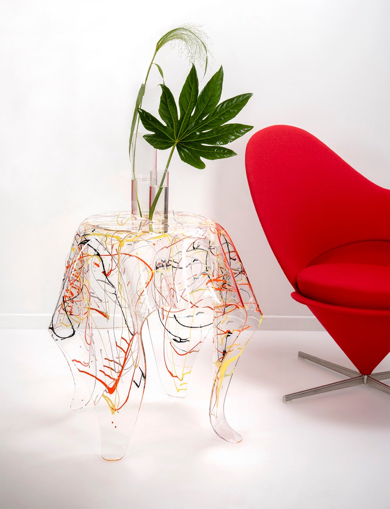 DRAPPEGGI TAVOLINO ALTO MULTICOLOUR