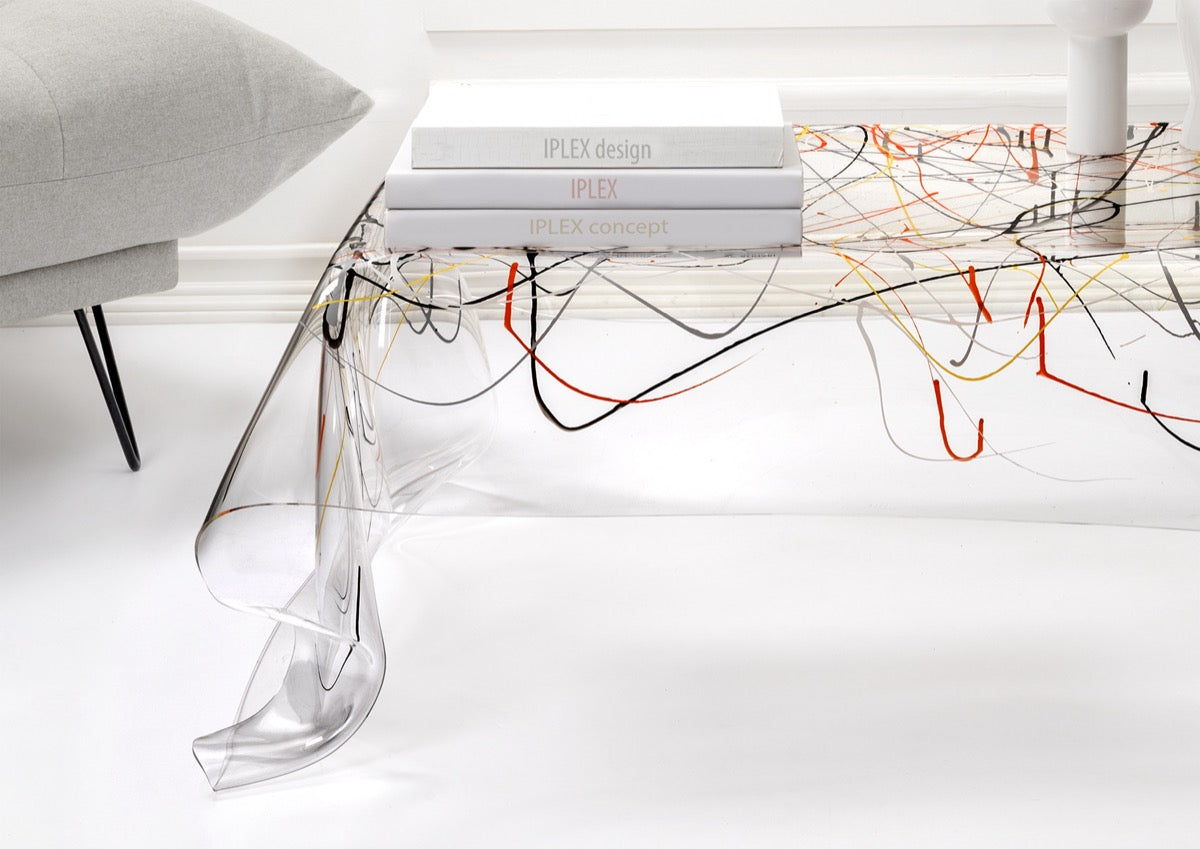 DRAPPEGGI TAVOLINO  BASSO MULTICOLOR