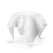 DRAPPEGGI TAVOLO TONDO BASSO BIANCO