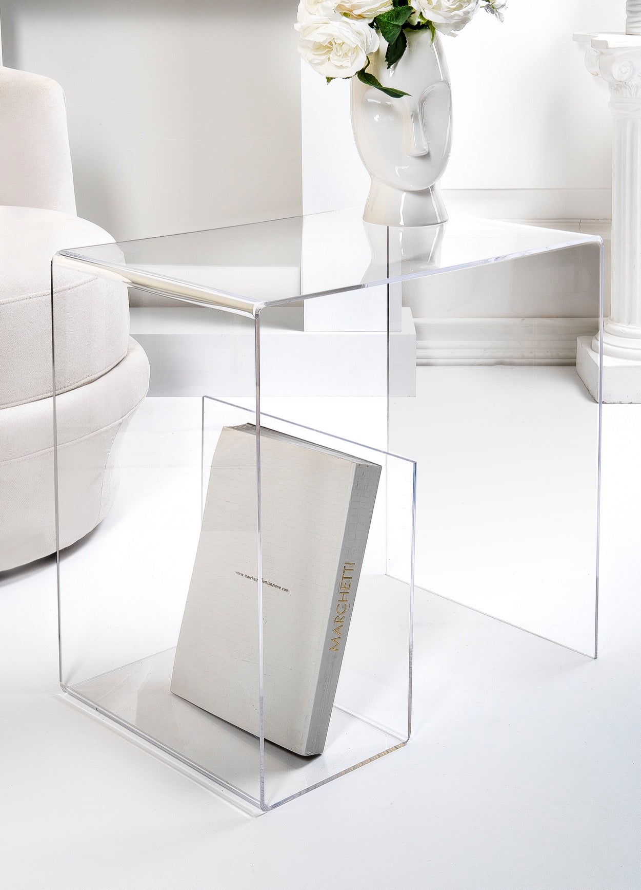 G  TABLE TAVOLINO  TRASPARENTE