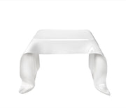 DRAPPEGGI  TAVOLO  QUADRATO  BASSO  BIANCO