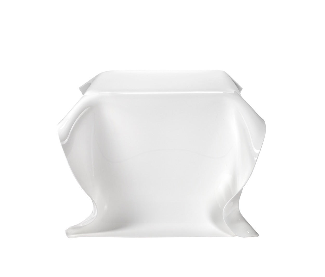DRAPPEGGI  TAVOLO  QUADRATO  BASSO  BIANCO