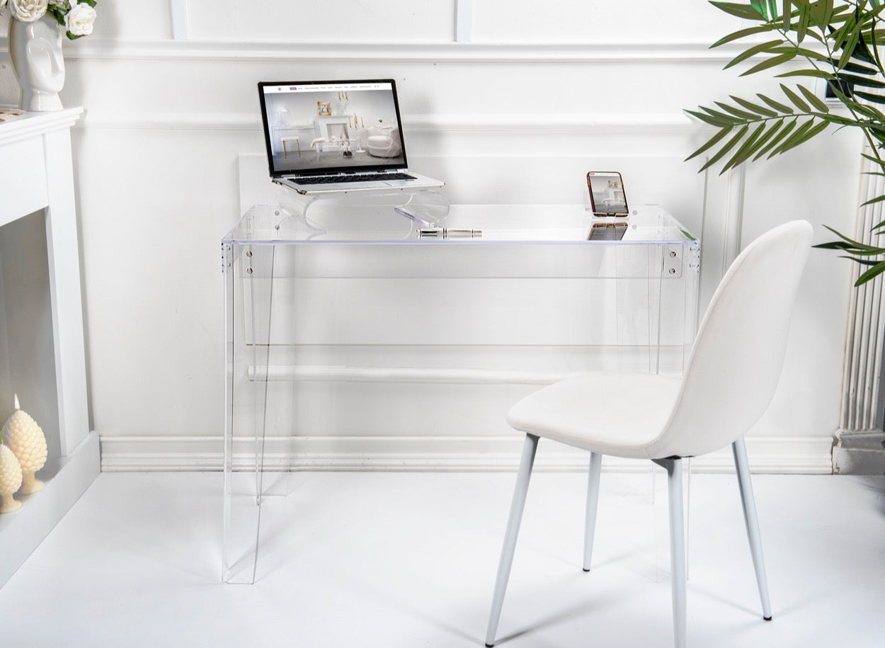 DESKO SCRIVANIA TRASPARENTE