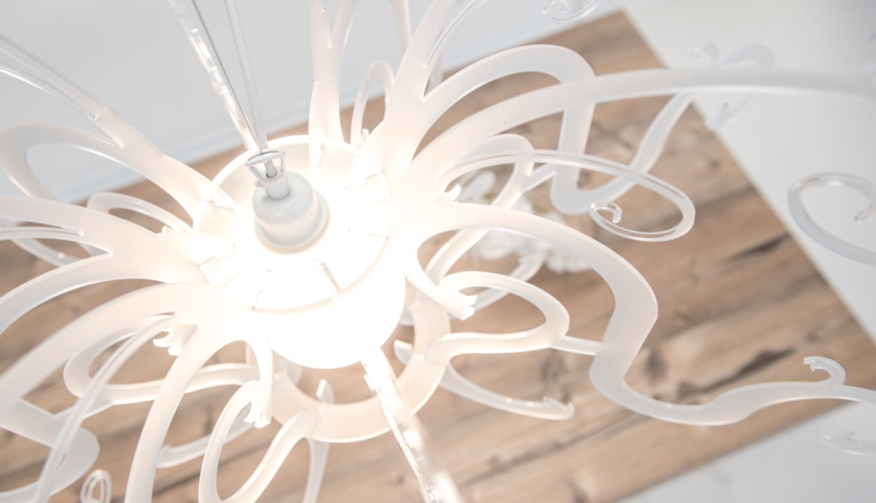 GORGON LAMPADARIO BIANCO