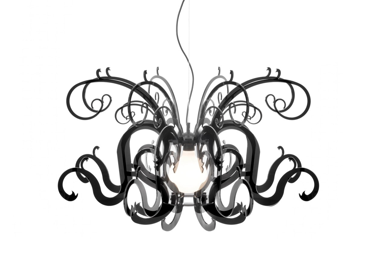 GORGON LAMPADARIO NERO