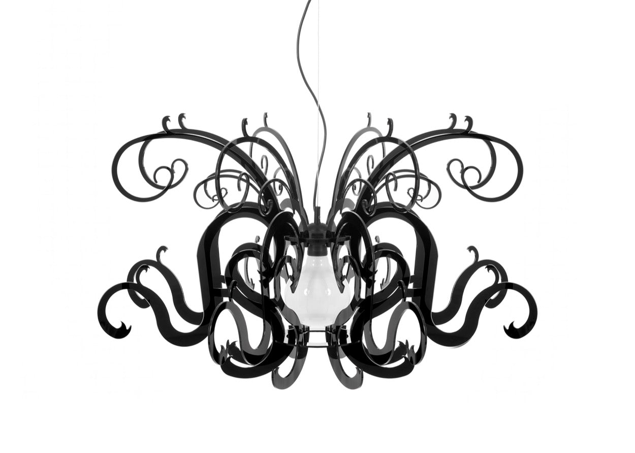 GORGON LAMPADARIO NERO
