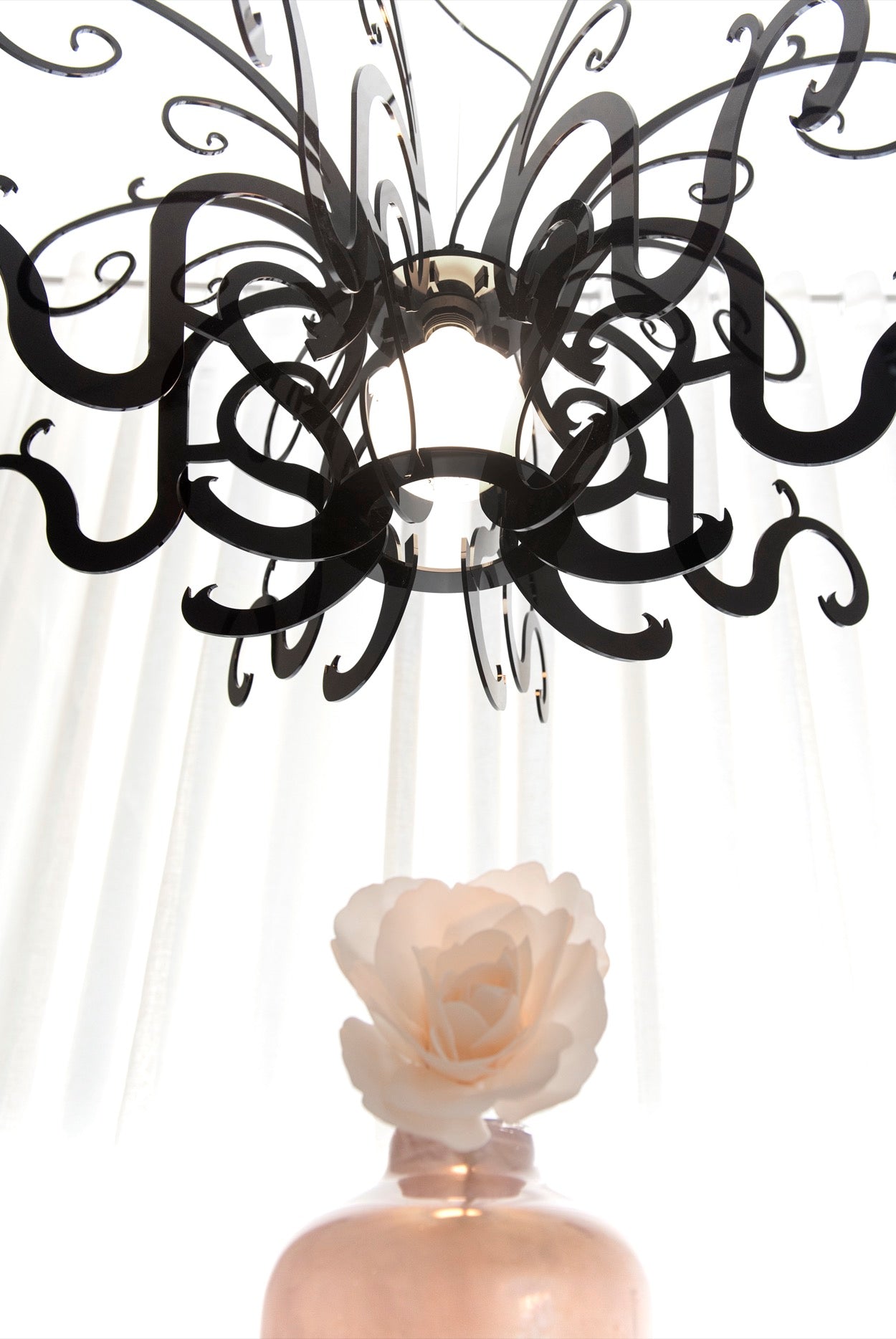 GORGON LAMPADARIO NERO