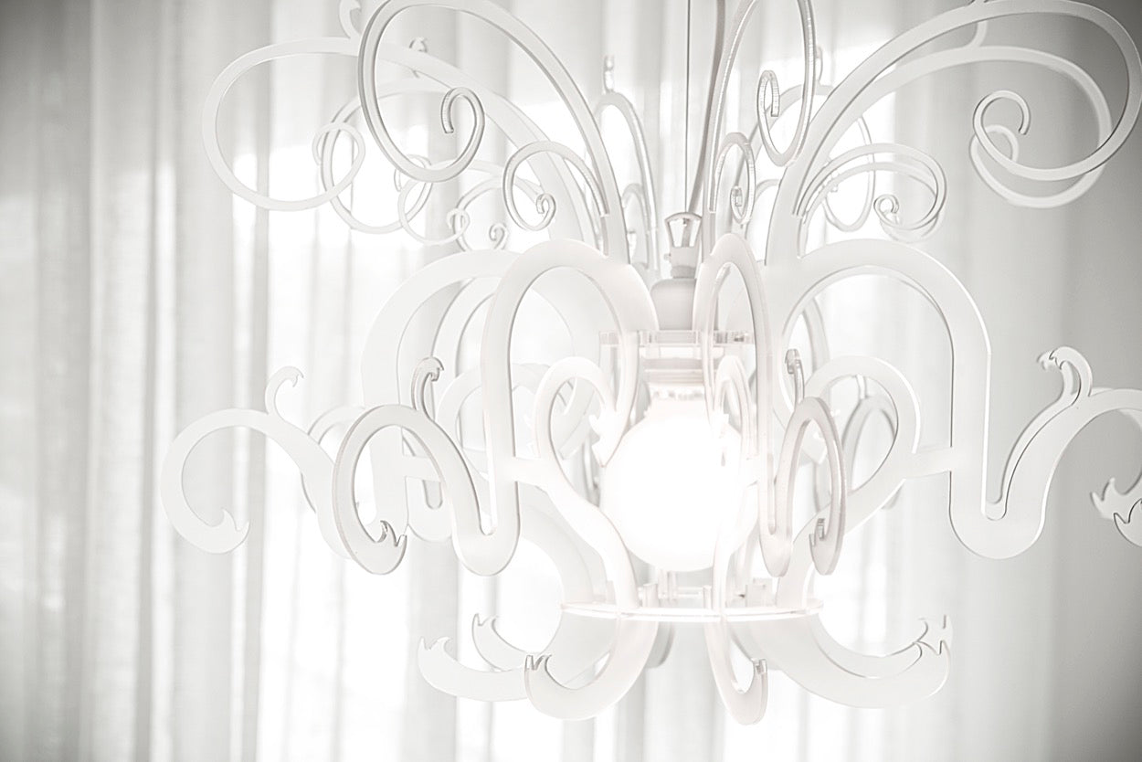 GORGON SMALL LAMPADARIO BIANCO