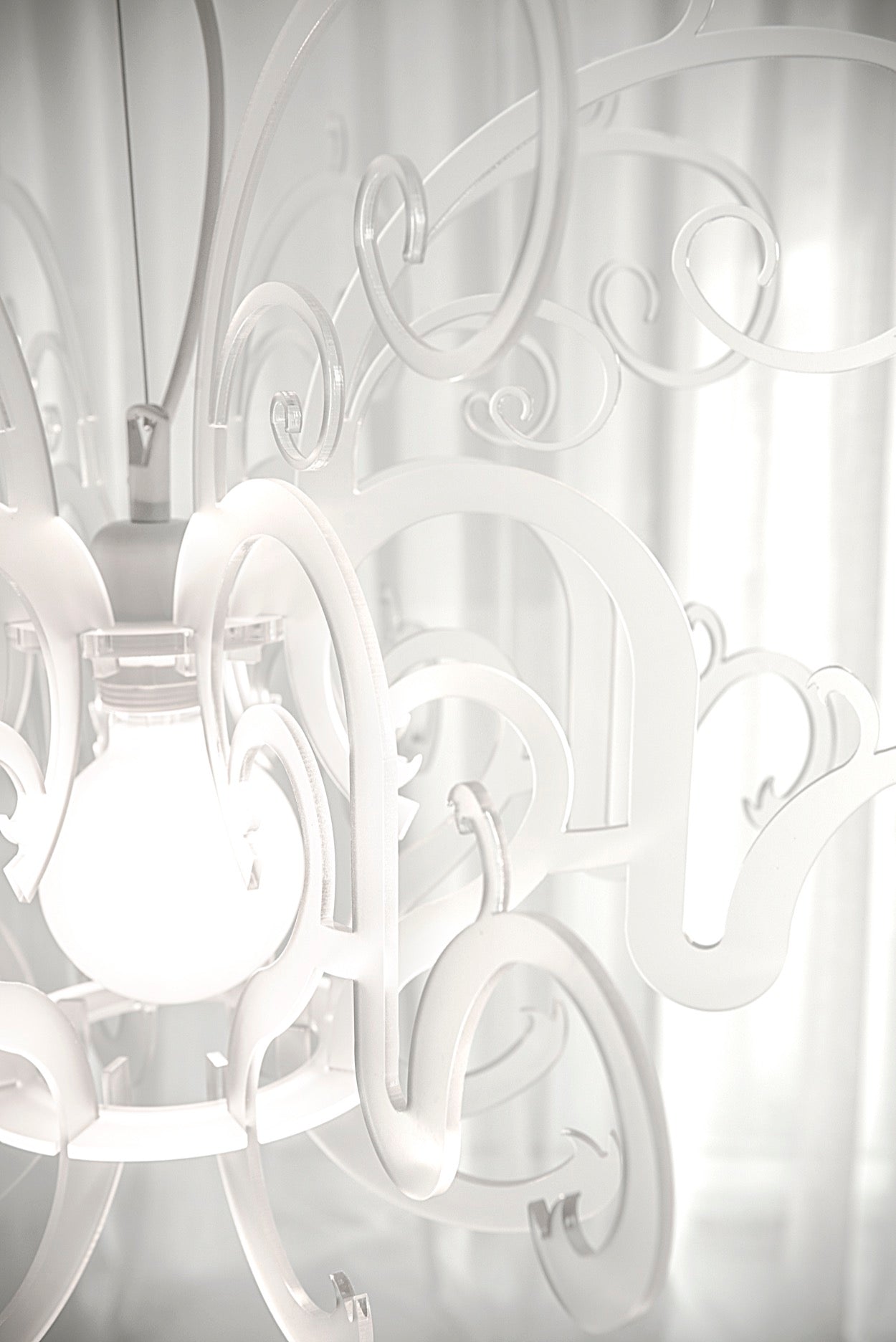 GORGON SMALL LAMPADARIO BIANCO