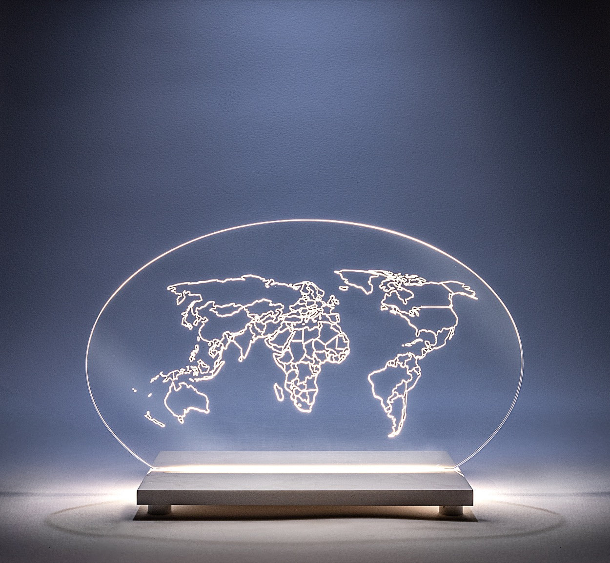 MAPPA LAMPADA TRASPARENTE