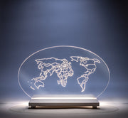 MAPPA LAMPADA TRASPARENTE
