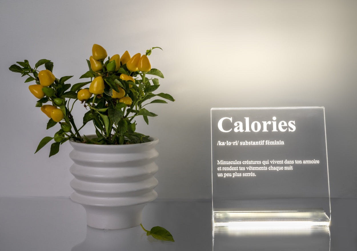 LUCILIO  LAMPADA  "CALORIES"