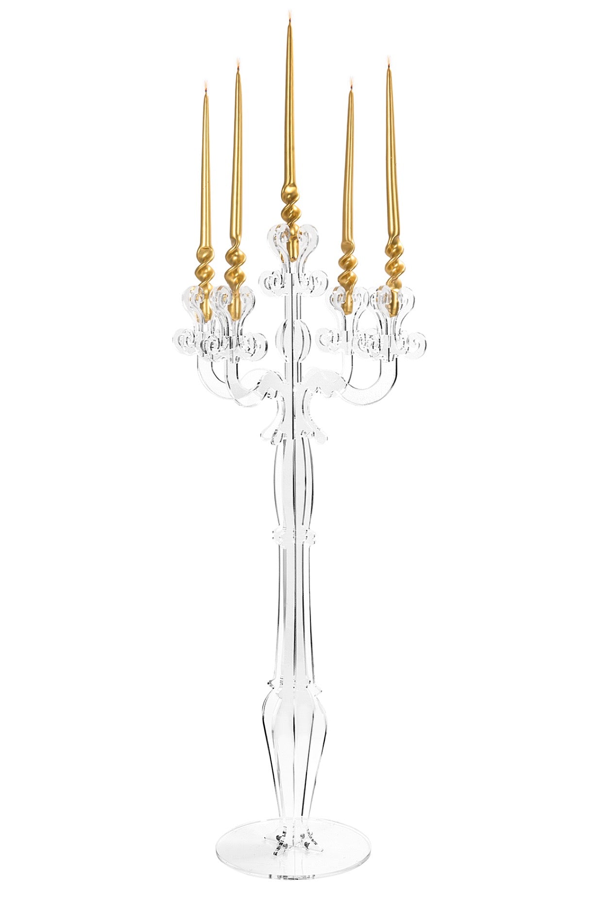 LUMIERE CANDELABRO TRASPARENTE