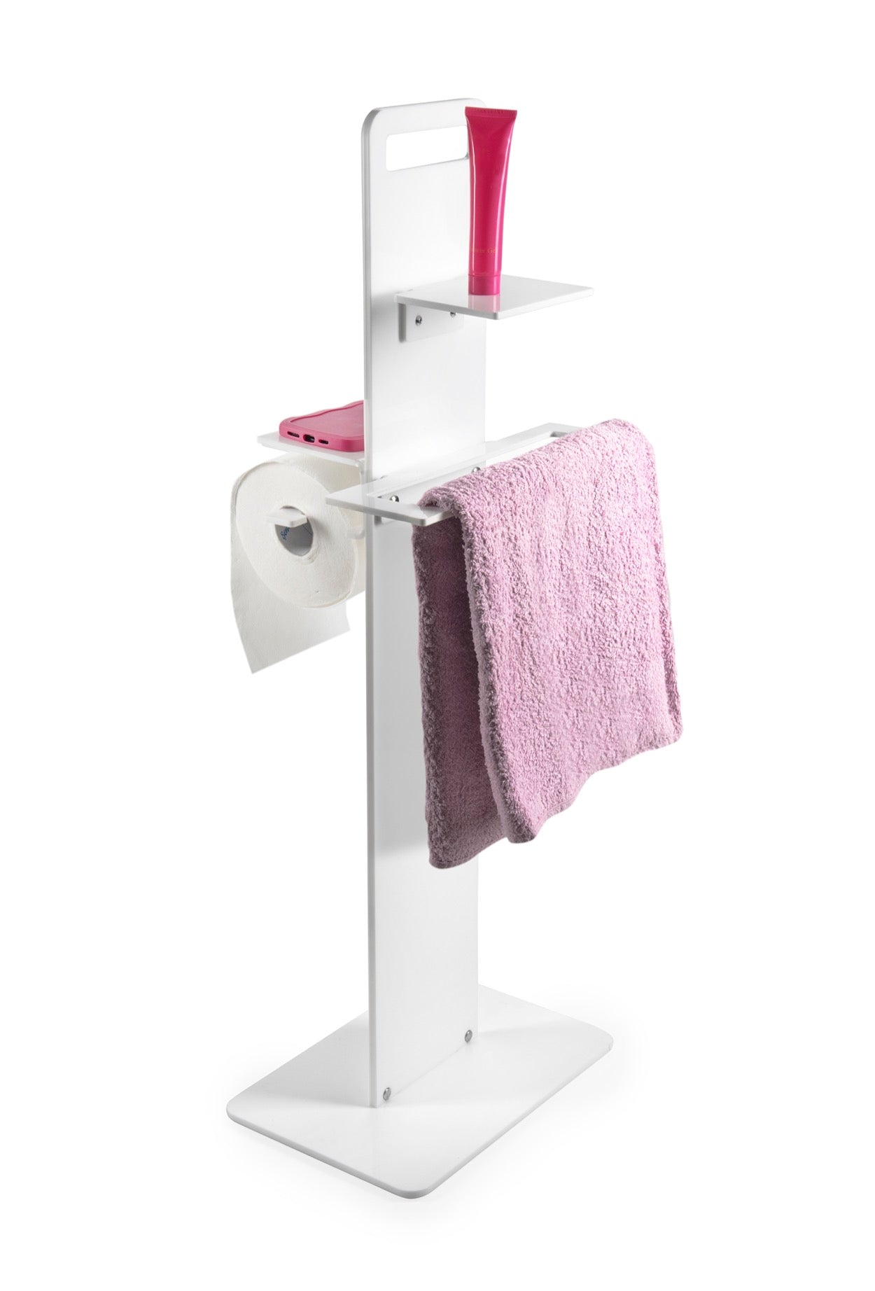CLIO  COLONNINA  BAGNO   (PORTACARTA  ASCUGAMANO  E  SAPONE  DA  BIDET) WHITE