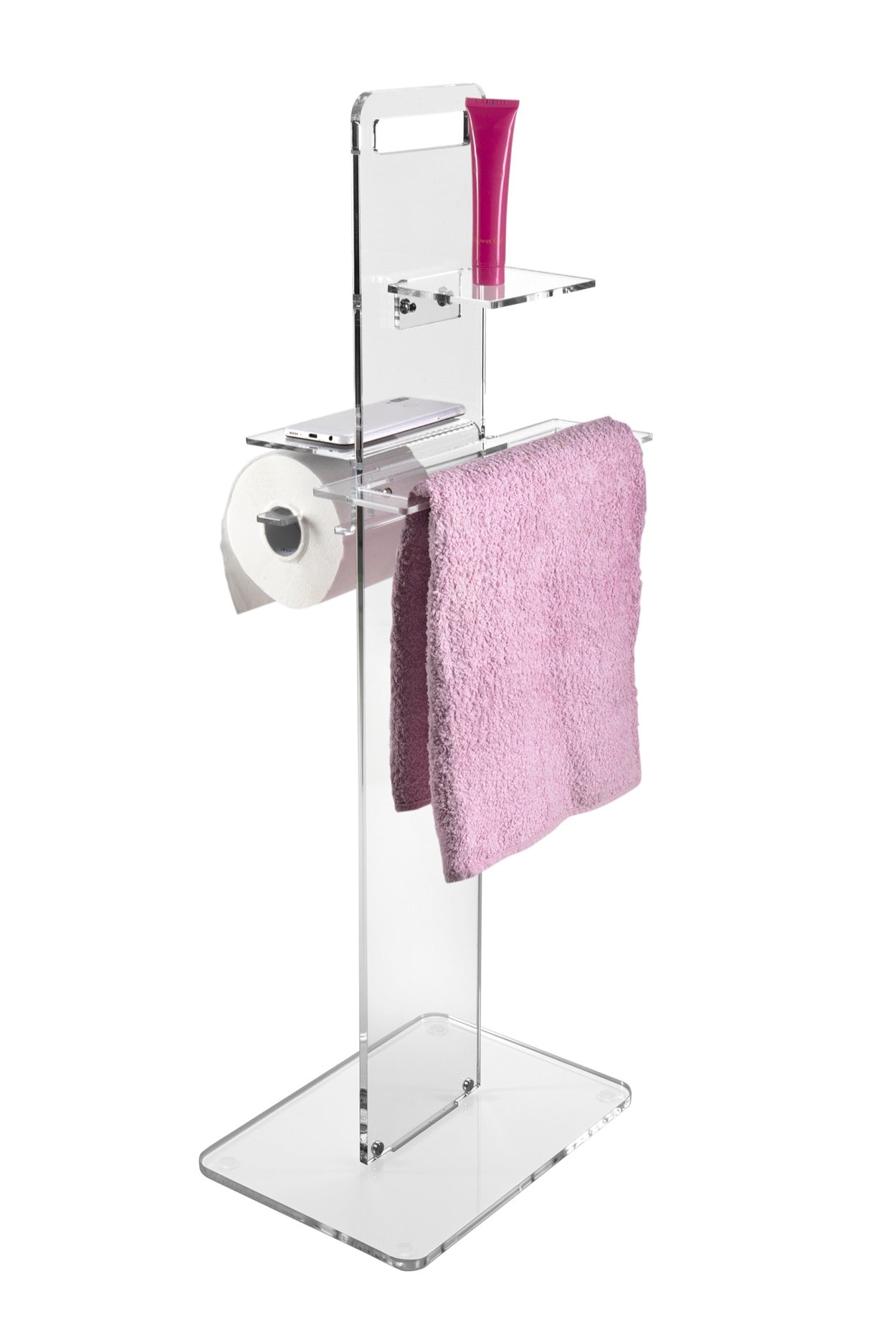 CLIO  COLONNINA  BAGNO   (PORTACARTA  ASCUGAMANO  E  SAPONE  DA  BIDET)