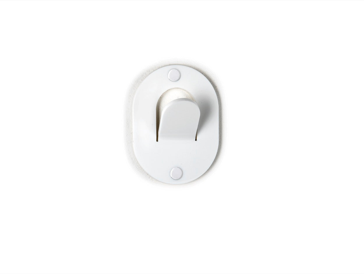 APPENDINO CLIPS BIANCO SINGOLO