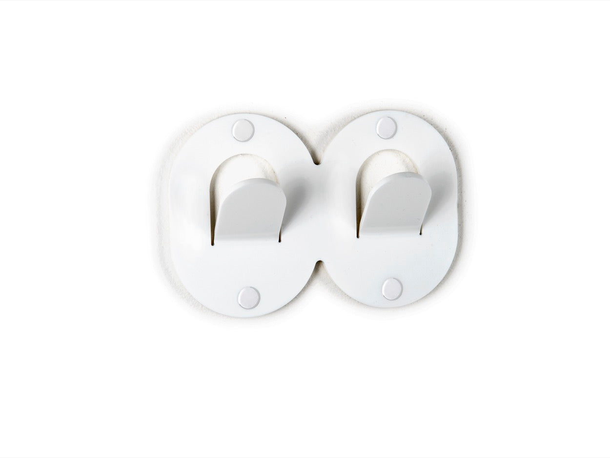 APPENDINO CLIPS BIANCO DOPPIO