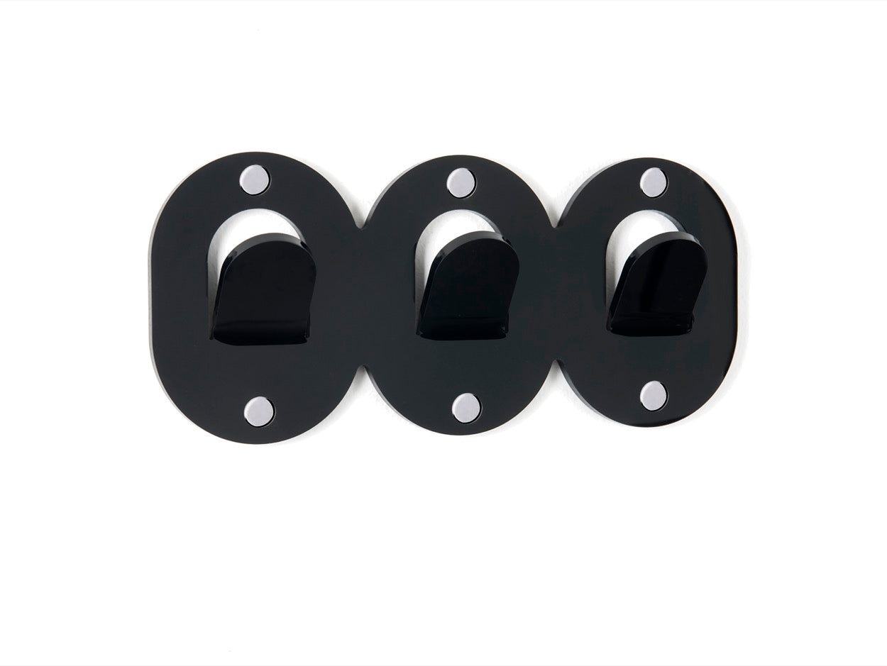 APPENDINO CLIPS NERO TRIO