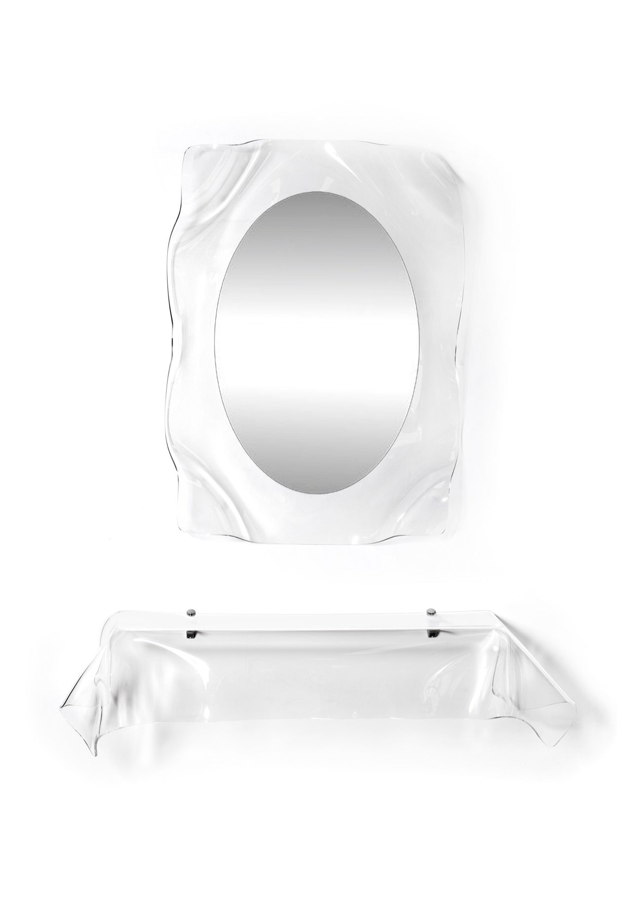 DRAPPEGGI CONSOLLE TRASPARENTE