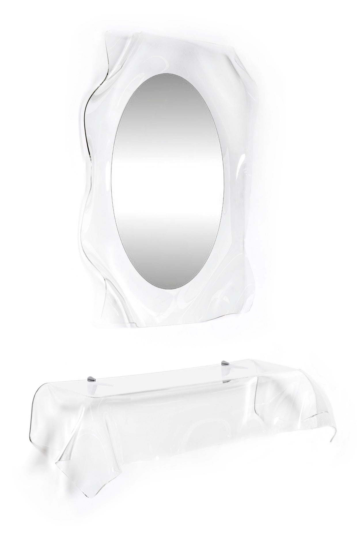 DRAPPEGGI CONSOLLE TRASPARENTE