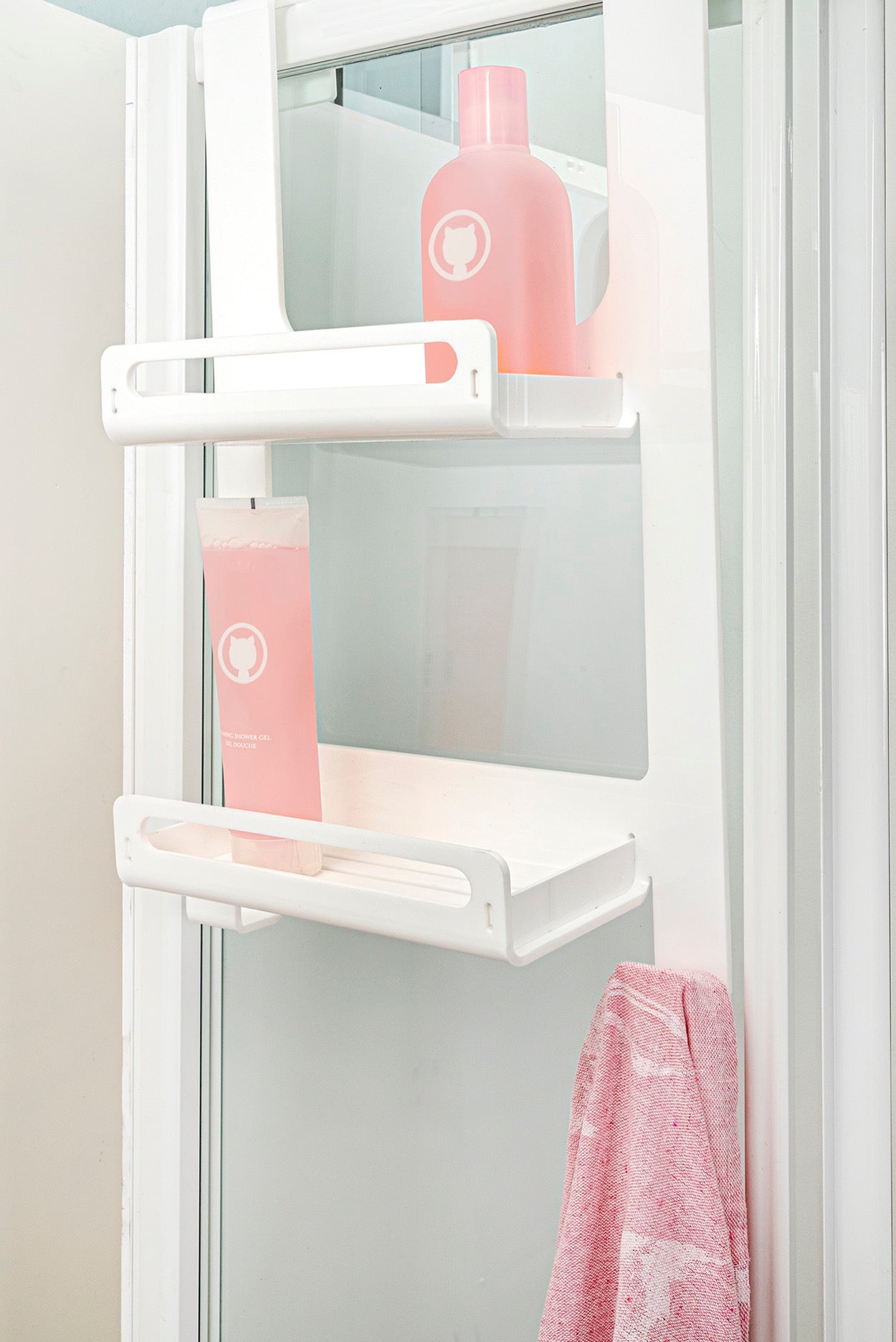 CLIO  MENSOLA  DOCCIA WHITE