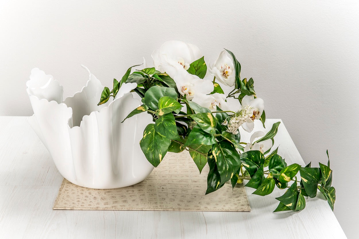 DRAPPEGGI VASO DAISY BIANCO