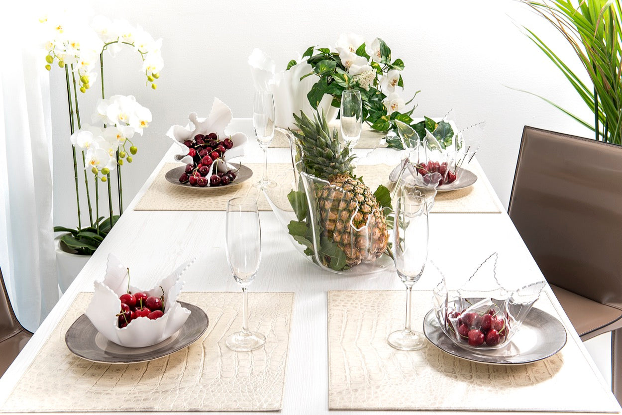 DRAPPEGGI VASO DAISY BIANCO