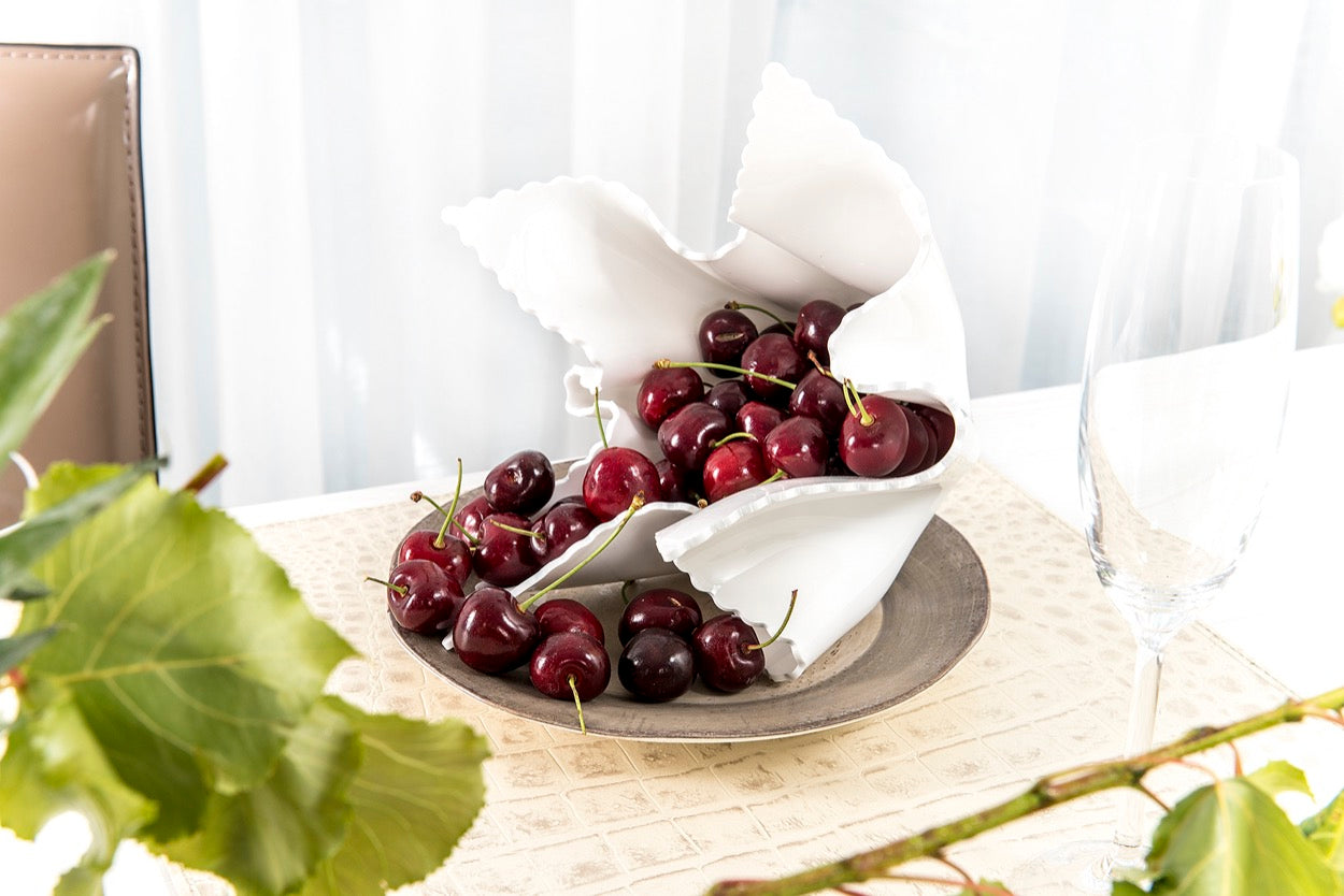 DRAPPEGGI VASO SLIM DAISY BIANCO