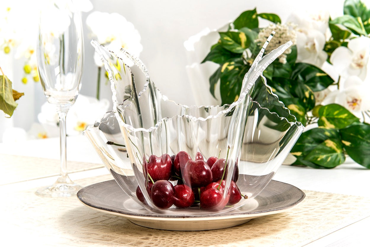 DRAPPEGGI VASO SLIM DAISY TRASPARENTE