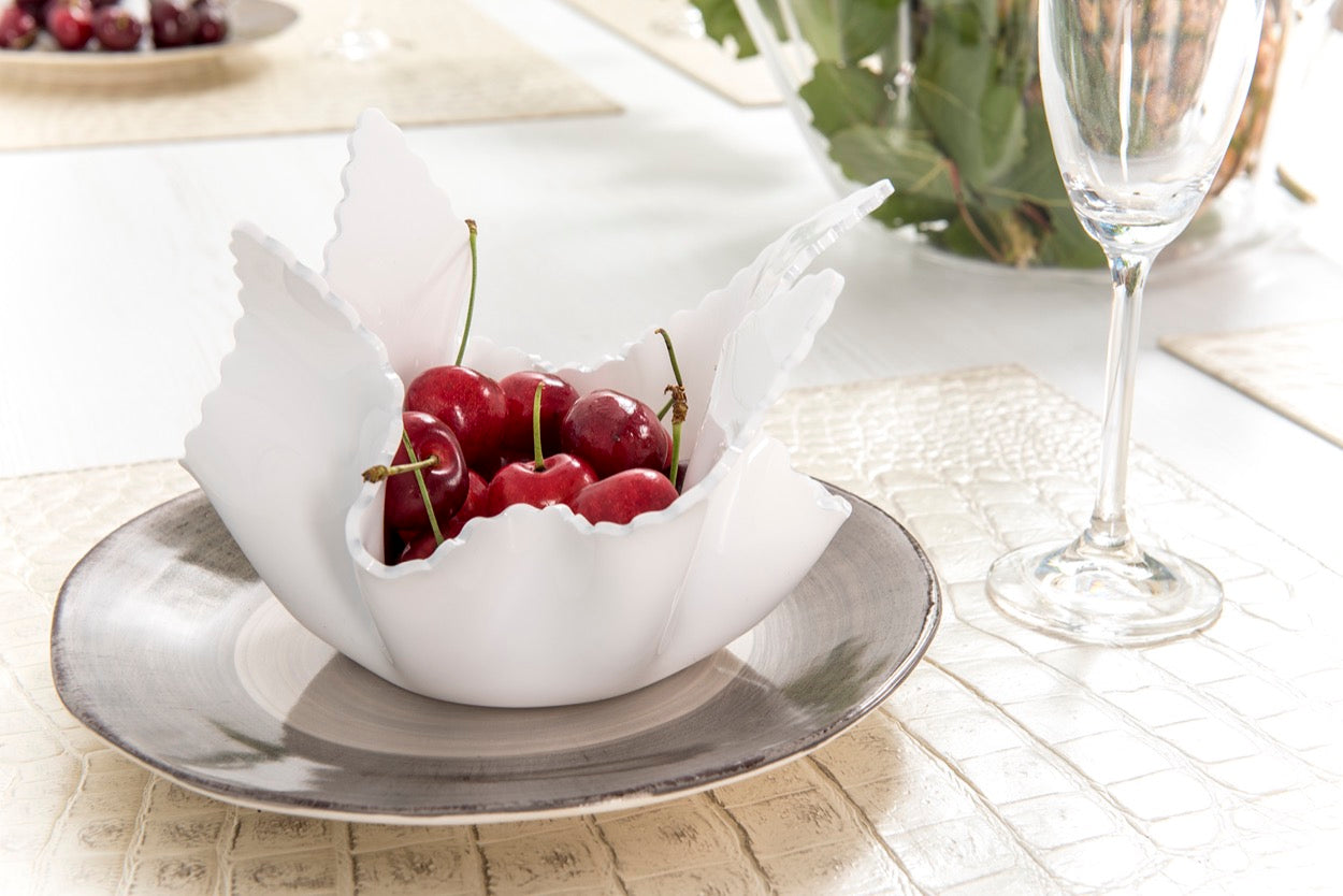 DRAPPEGGI VASO SMALL DAISY BIANCO