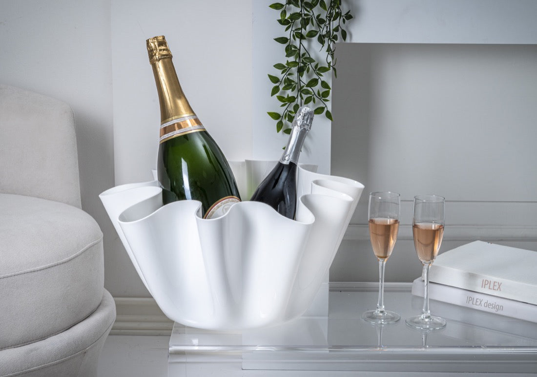 DRAPPEGGI  VASO  GRANDE  BIANCO