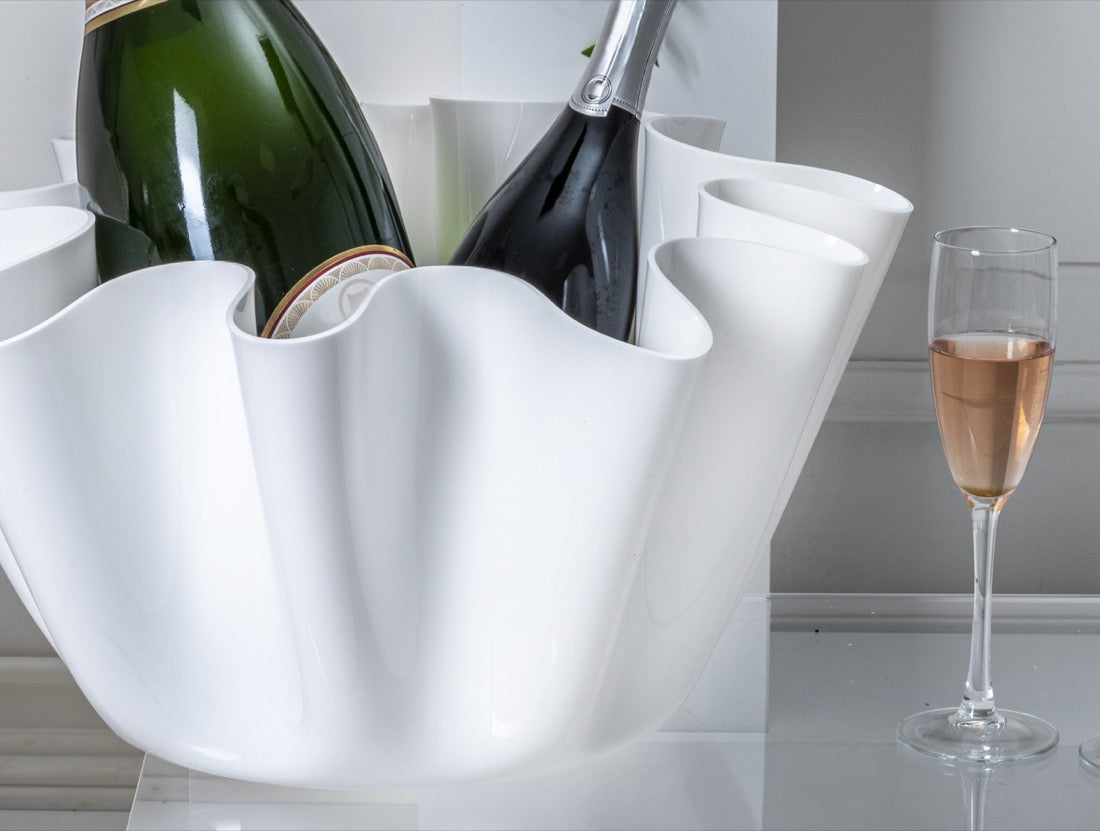 DRAPPEGGI  VASO  GRANDE  BIANCO