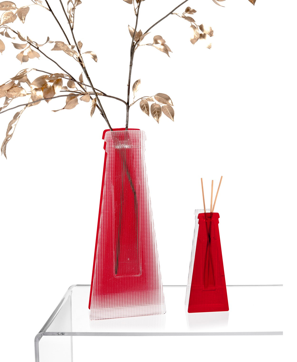 CAMPARI VASO SMALL RED/DIAMANTATO