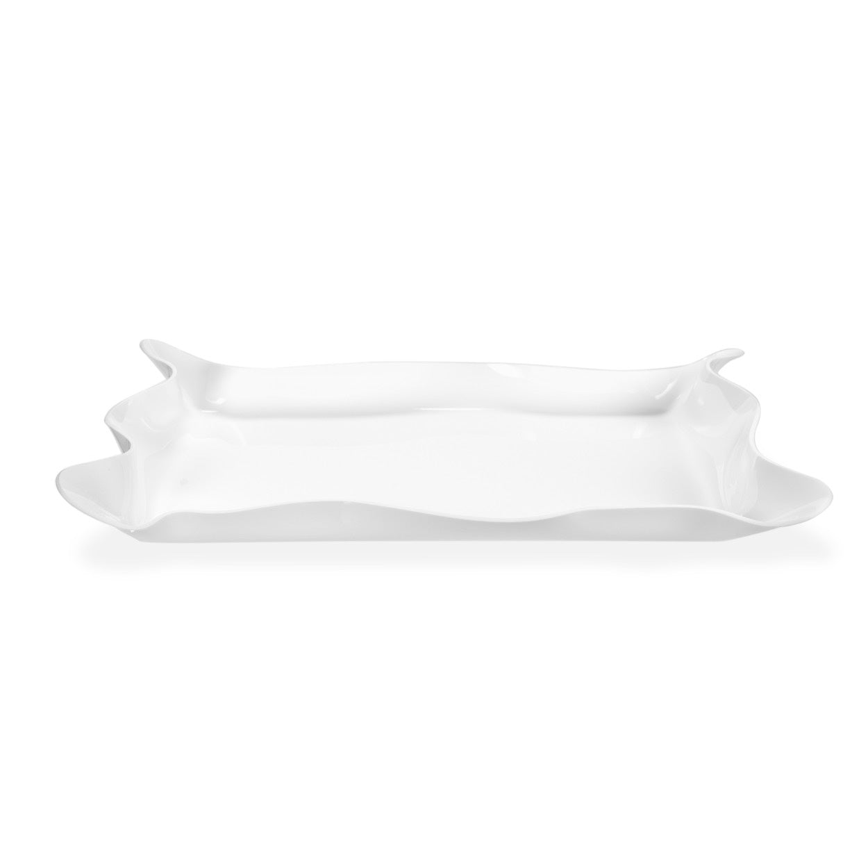 DRAPPEGGI VASSOIO RETTANG.GRANDE BIANCO