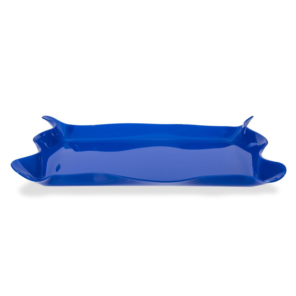 DRAPPEGGI VASSOIO RETTANG.GRANDE BLU
