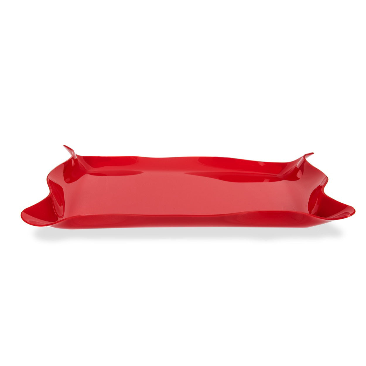 DRAPPEGGI VASSOIO RETTANG.GRANDE ROSSO