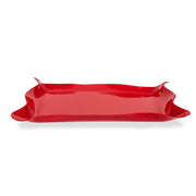 DRAPPEGGI VASSOIO RETTANG.GRANDE ROSSO