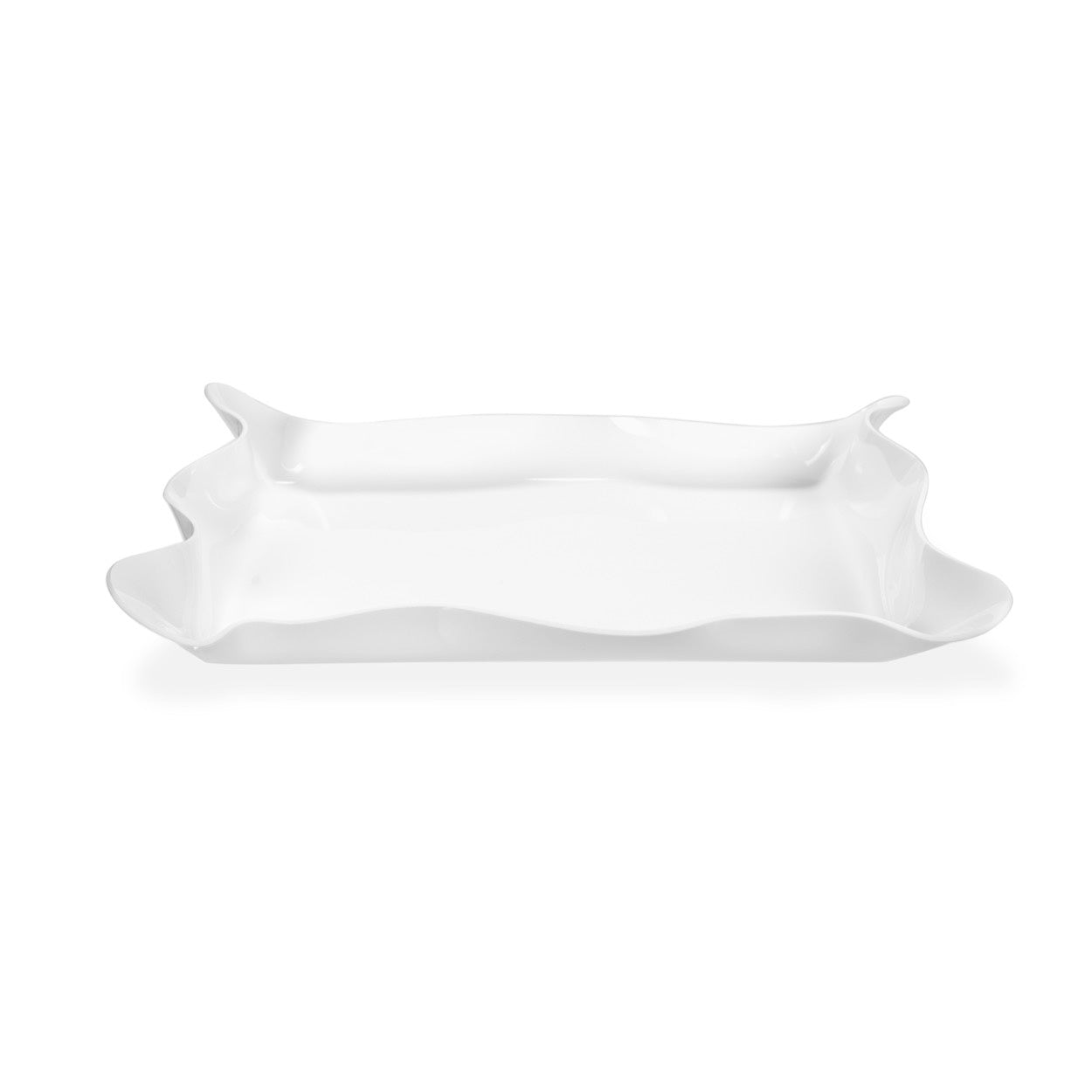 DRAPPEGGI VASSOIO RETTANG.PICCOLO BIANCO