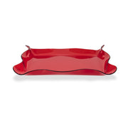 DRAPP.VASSOIO RETT.PICCOLO ROSSO TRASP.