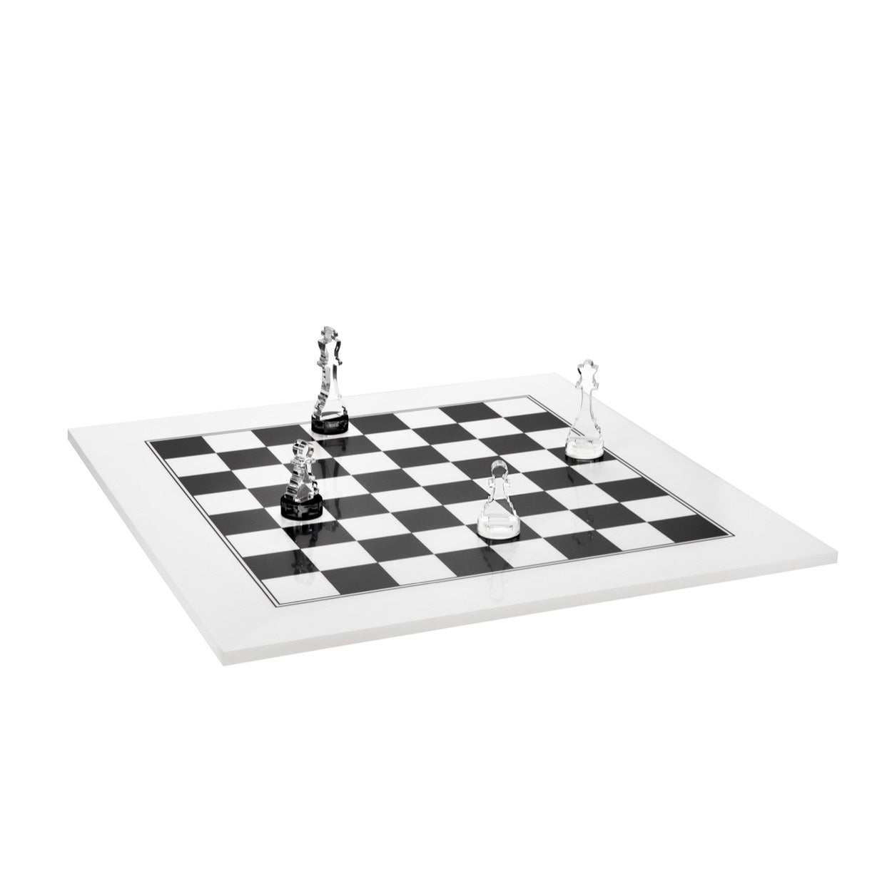 SCACCHIERA  KASPAROV  BIANCA