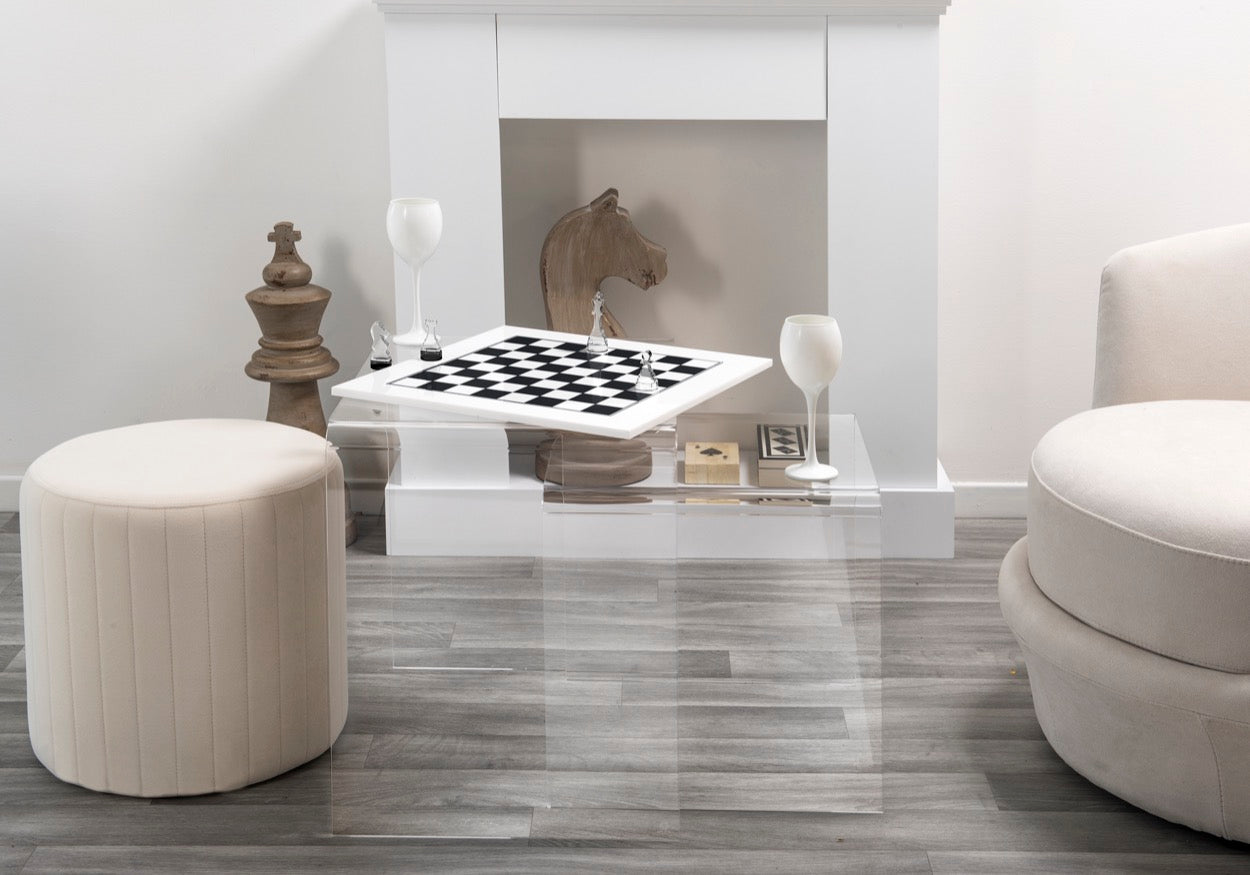 SCACCHIERA  KASPAROV  BIANCA
