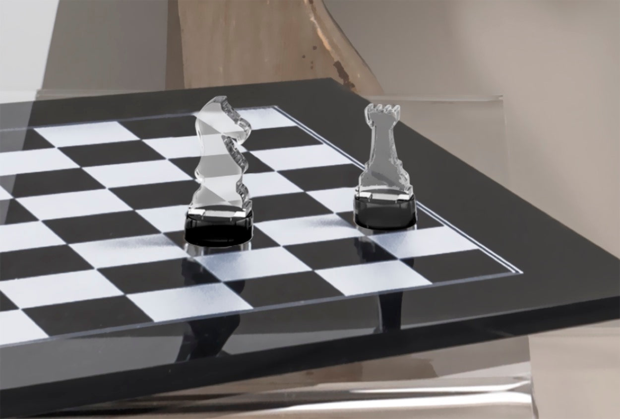 SCACCHIERA  KASPAROV  NERO