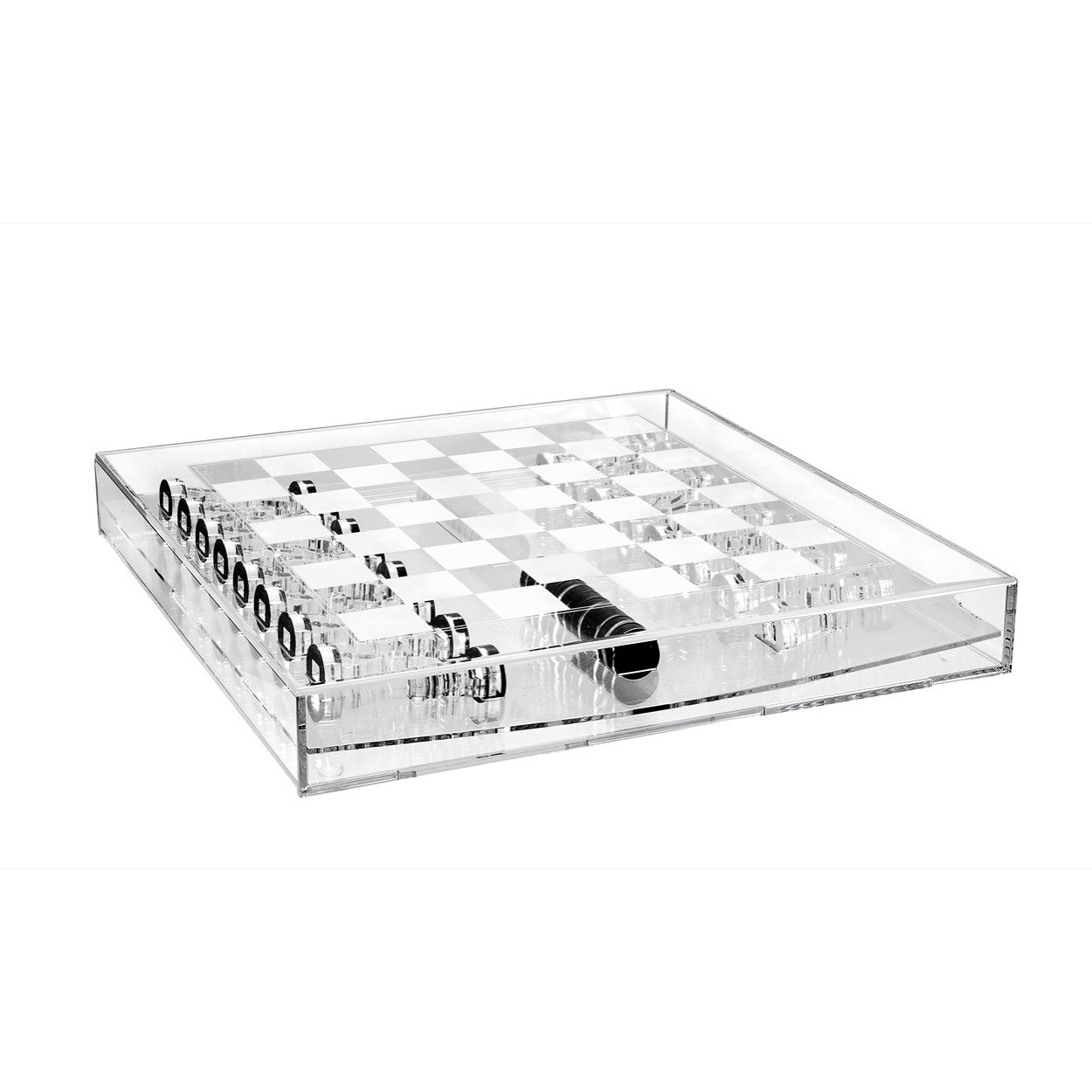 CARLSEN SCACCHIERA TRASPARENTE
