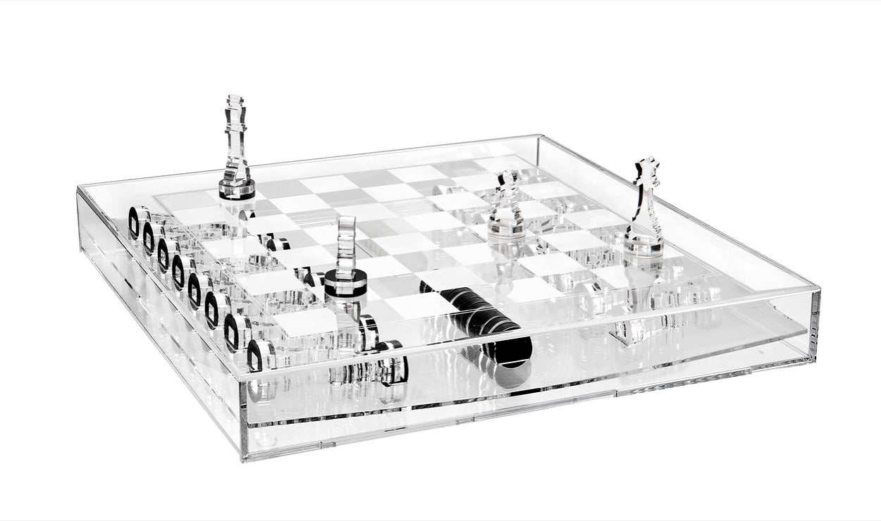 CARLSEN SCACCHIERA TRASPARENTE
