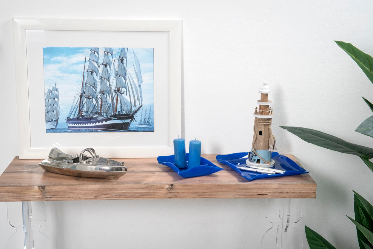 DRAPPEGGI VUOTATASCHE RETTANGOLARE BLU