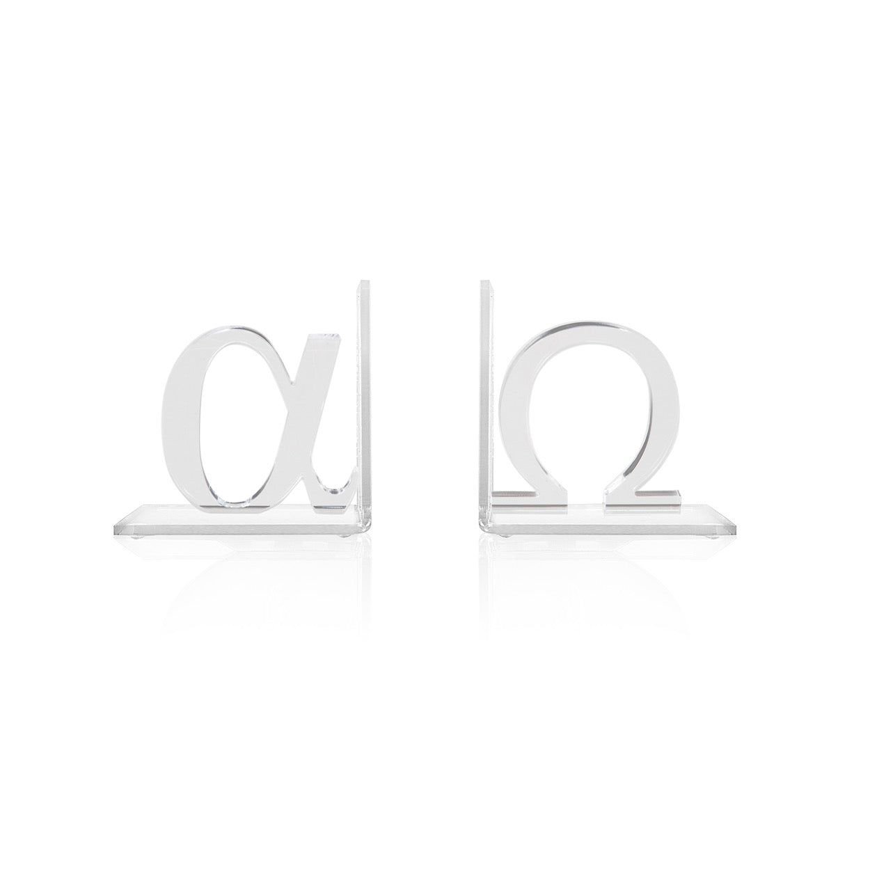 ALFA / OMEGA SET FERMALIBRI TRASPARENTE